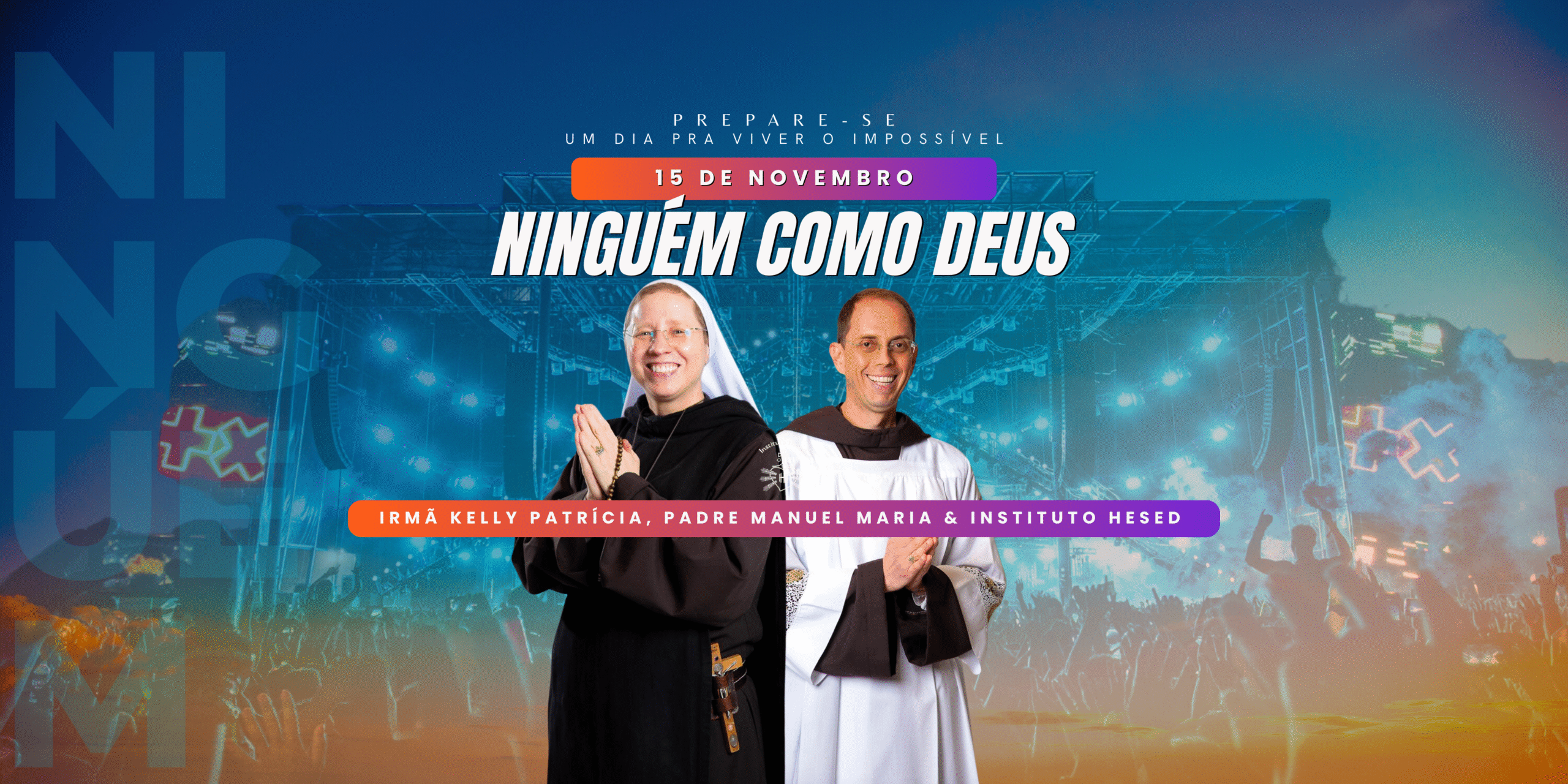 Irmã Kelly & Padre Emanuel em Bandeirantes